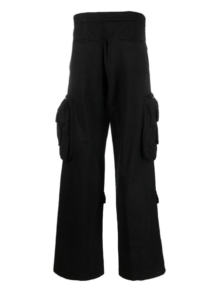 wide-leg cargo trousers 