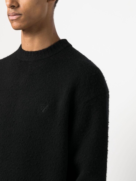 crew-neck merino-wool jumper