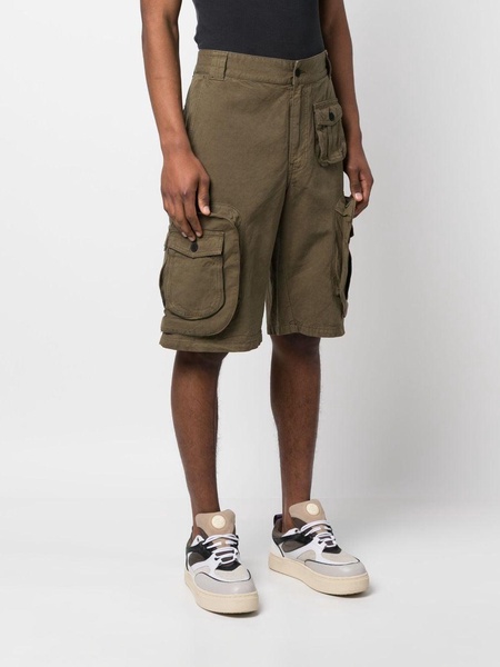 logo-patch cargo shorts