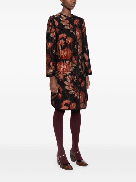 abstract-jacquard coat