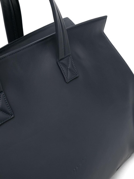 leather zip-up holdall