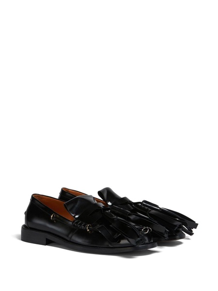 tassel-detail leather loafers