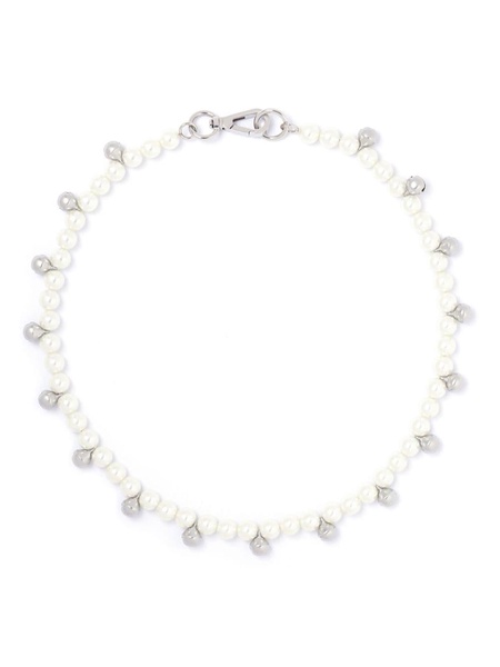 faux-pearl beaded necklace