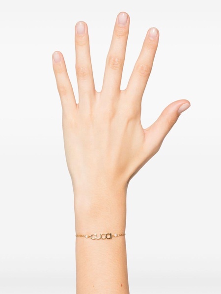 Gold-Tone Gucci Letter Bracelet