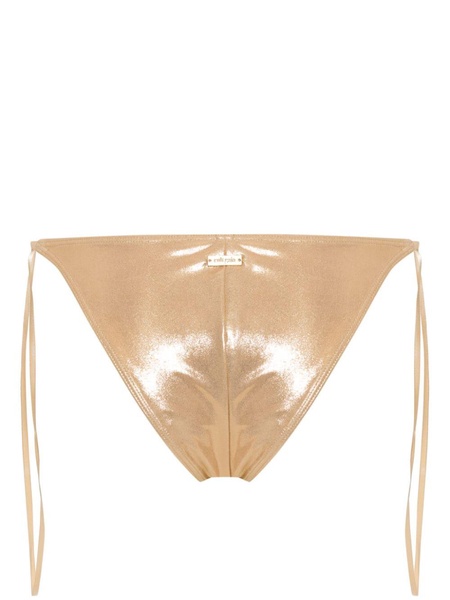 Vallie metallic bikini bottoms