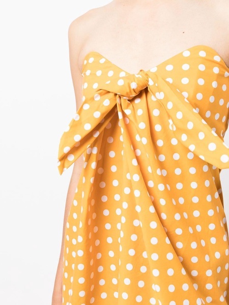 Kaia polka-dot maxi dress 