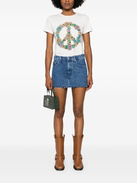 The Fun Dip Micro Cut denim miniskirt