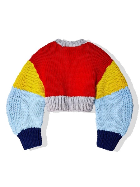 cropped wool jumper