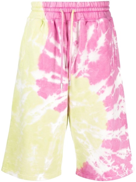 tie-dye print bermuda shorts