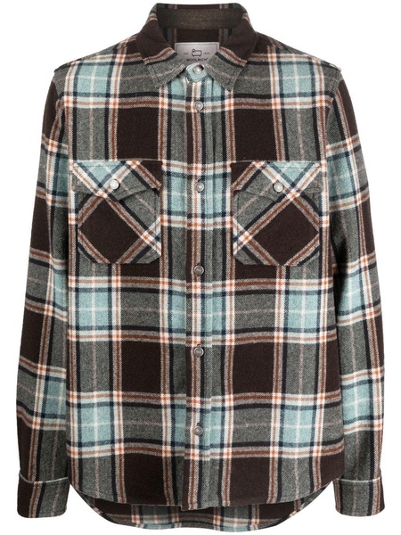 Alaskan Melton plaid-check shirt