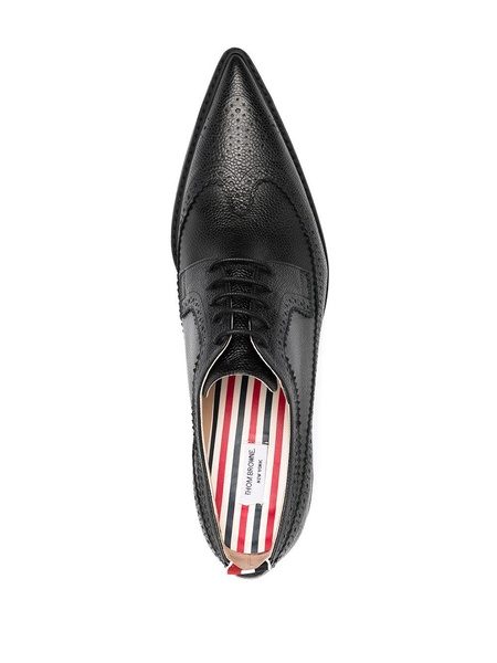 longwing brogues with sculpted heel