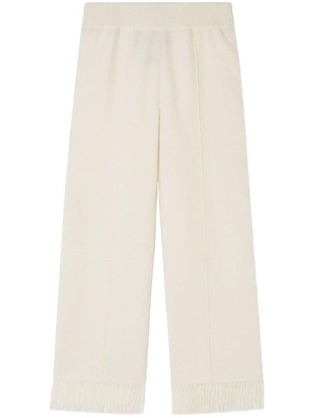 Finest fringe-detail trousers 