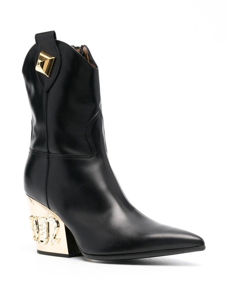 Gothic Plein CowBoy ankle boots