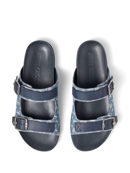 Etta City leather slides