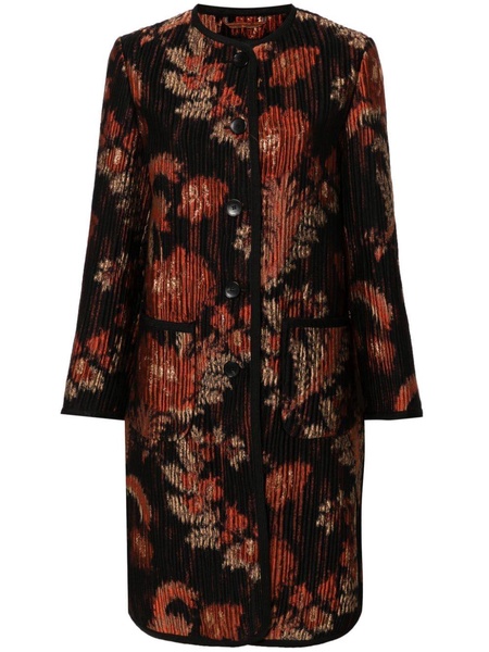 abstract-jacquard coat