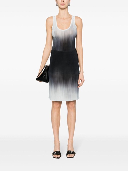 ombré-effect sleeveless dress