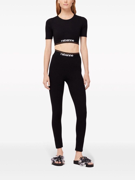 Bodyline logo-waistband leggings