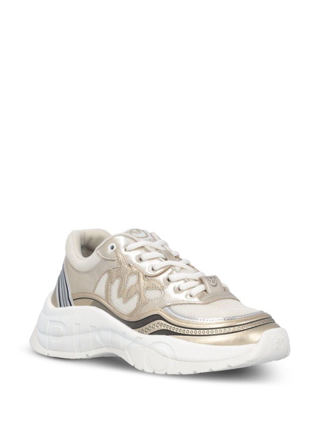 Glammy 04 metallic-effect sneakers