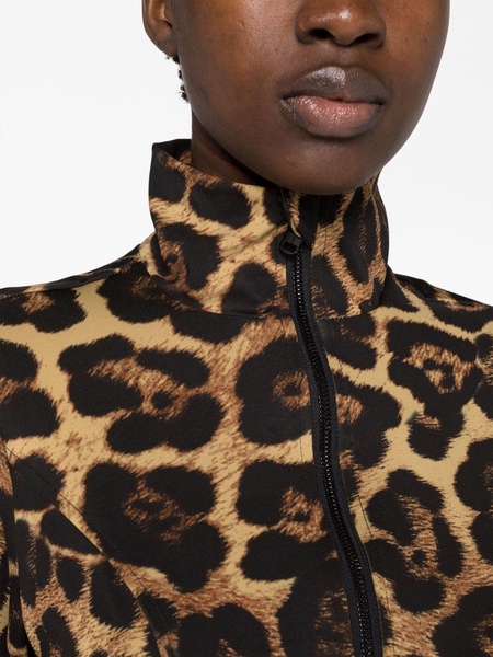 Leona leopard-print ski top