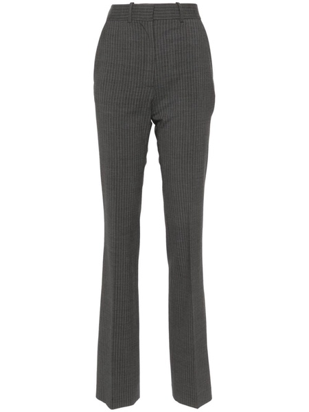 pinstripe tailored trousers