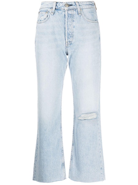 Maya high-rise cropped flared jeans