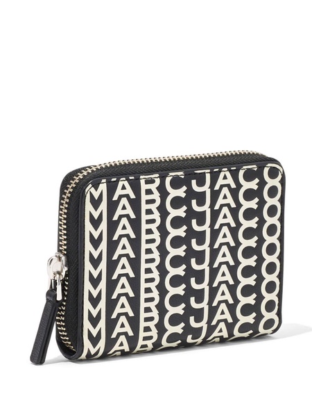 Marc Jacobs The Monogram Leather Zip Around Wallet