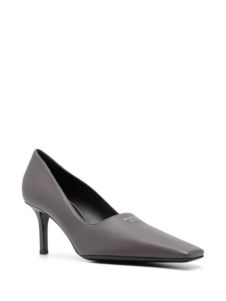 70mm leather pumps