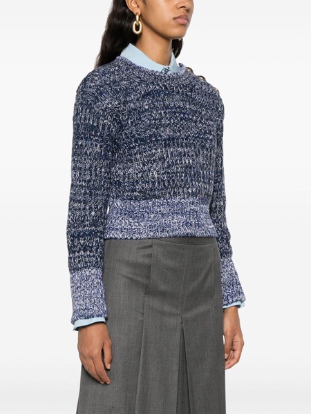 blend-effect wool jumper