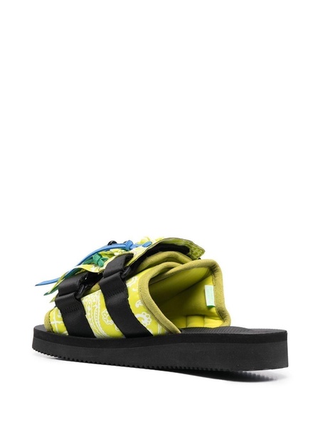 x Suicoke paisley-print fringed sandals 