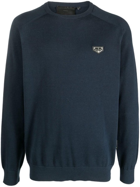 logo-plaque jumper