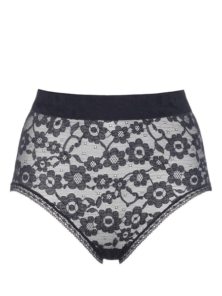 Joyeuse high-waist lace briefs