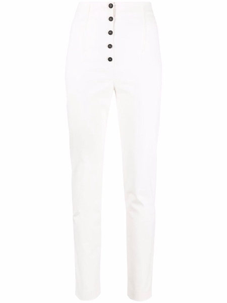 slim-cut trousers