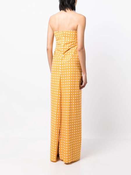 Kaia polka-dot maxi dress 