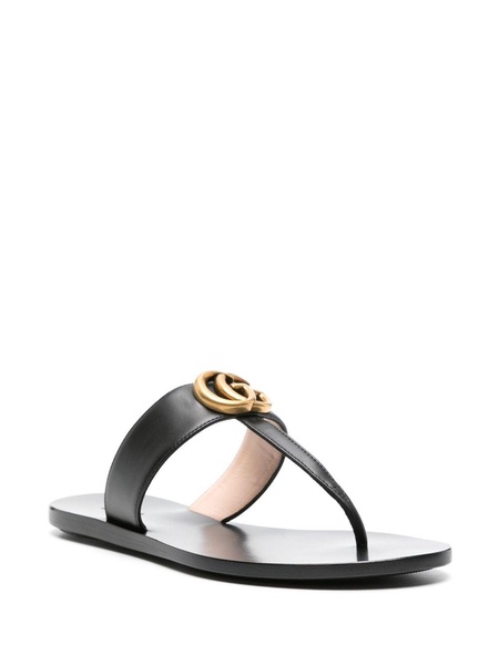 Women's thong sandal with Double G