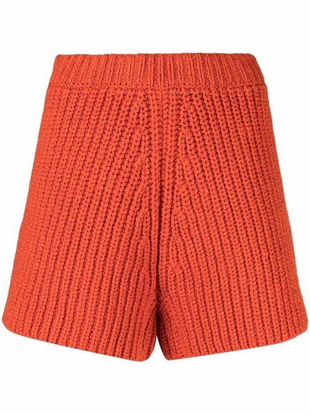 chunky-knit shorts