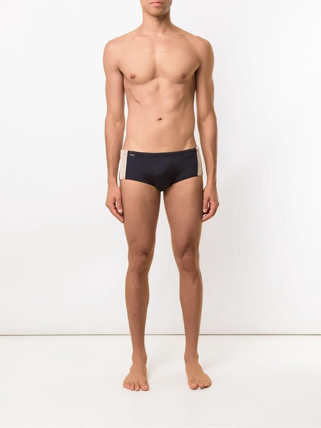 side stripe swim trunk