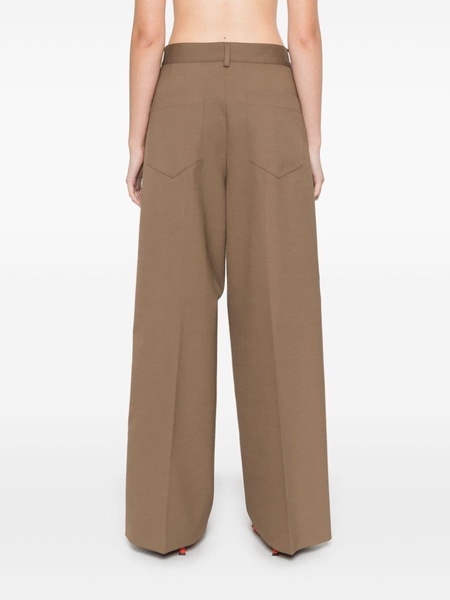 straight-leg trousers