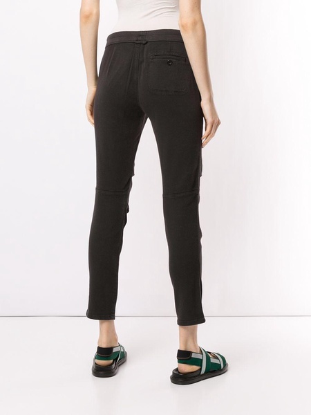 slim cropped trousers