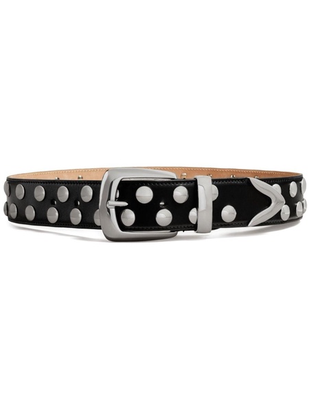 The Bruno leather studded belt