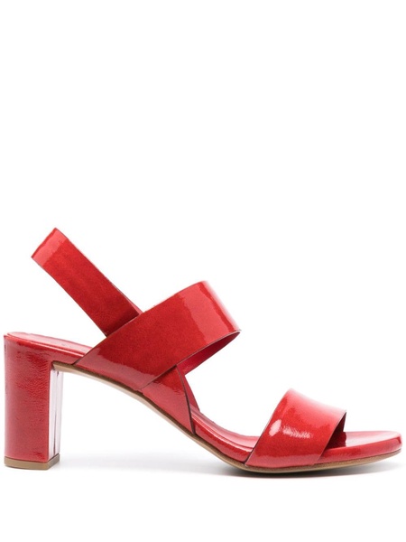 75mm patent leather sandals