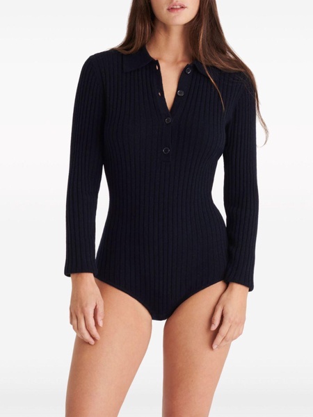 Cocon ribbed-knit bodysuit