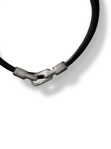 Streamline Double Wrap leather bracelet