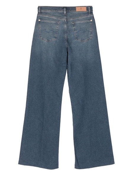 Lotta high-rise wide-leg jeans