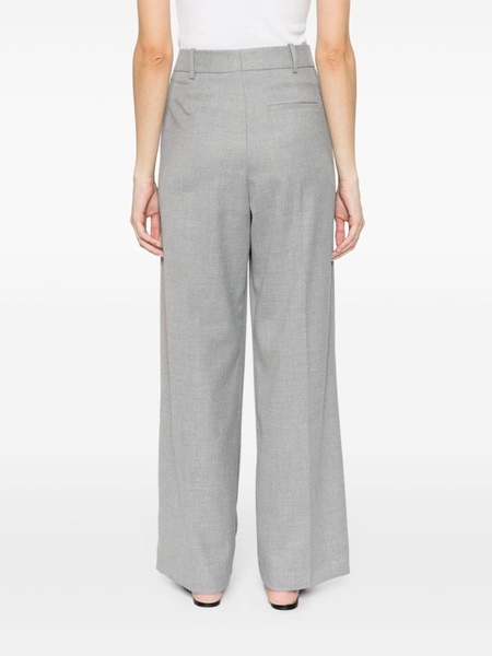 high-waist wide-leg trousers