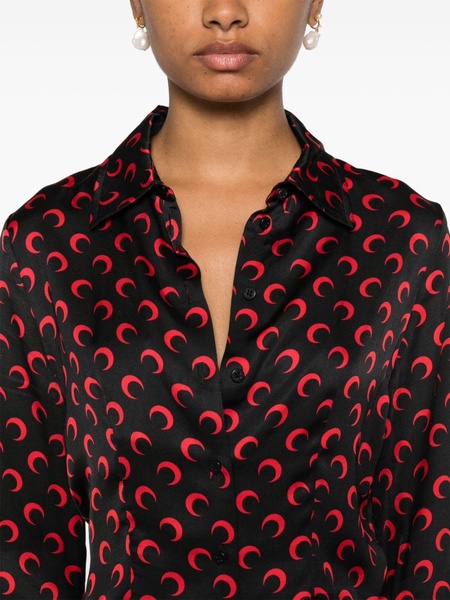 moon-print shirt