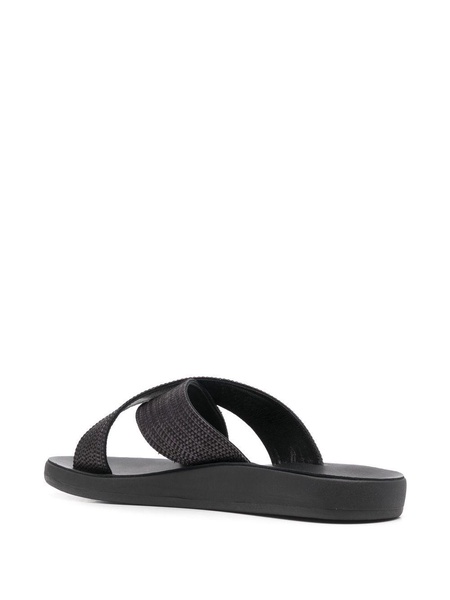 Kritonas Comfort cross-strap slides