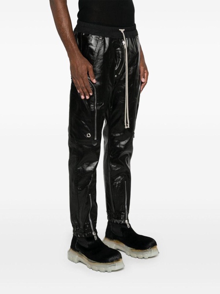 Bauhaus leather cargo pants