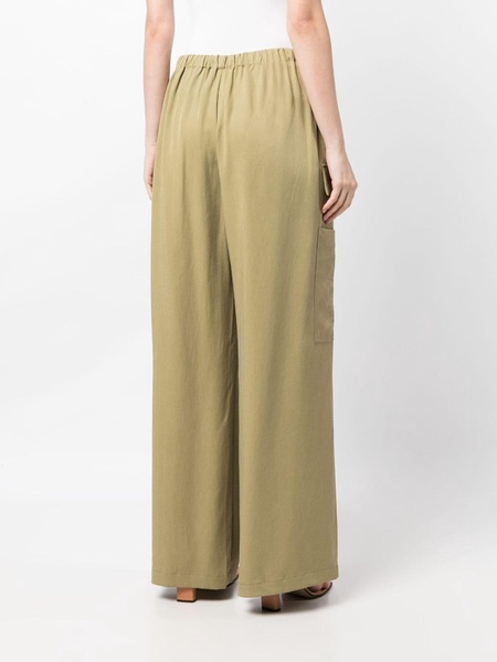 Ethan twill wide-leg trousers