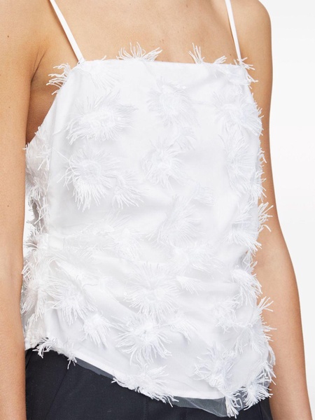 The Nadine frayed top 