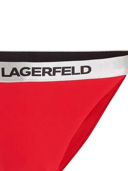 logo-waistband bikini bottoms